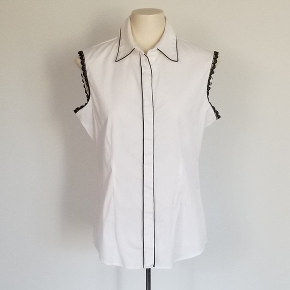 Refashioned Sleeveless Blouse (M/L) - Picture 2 of 6